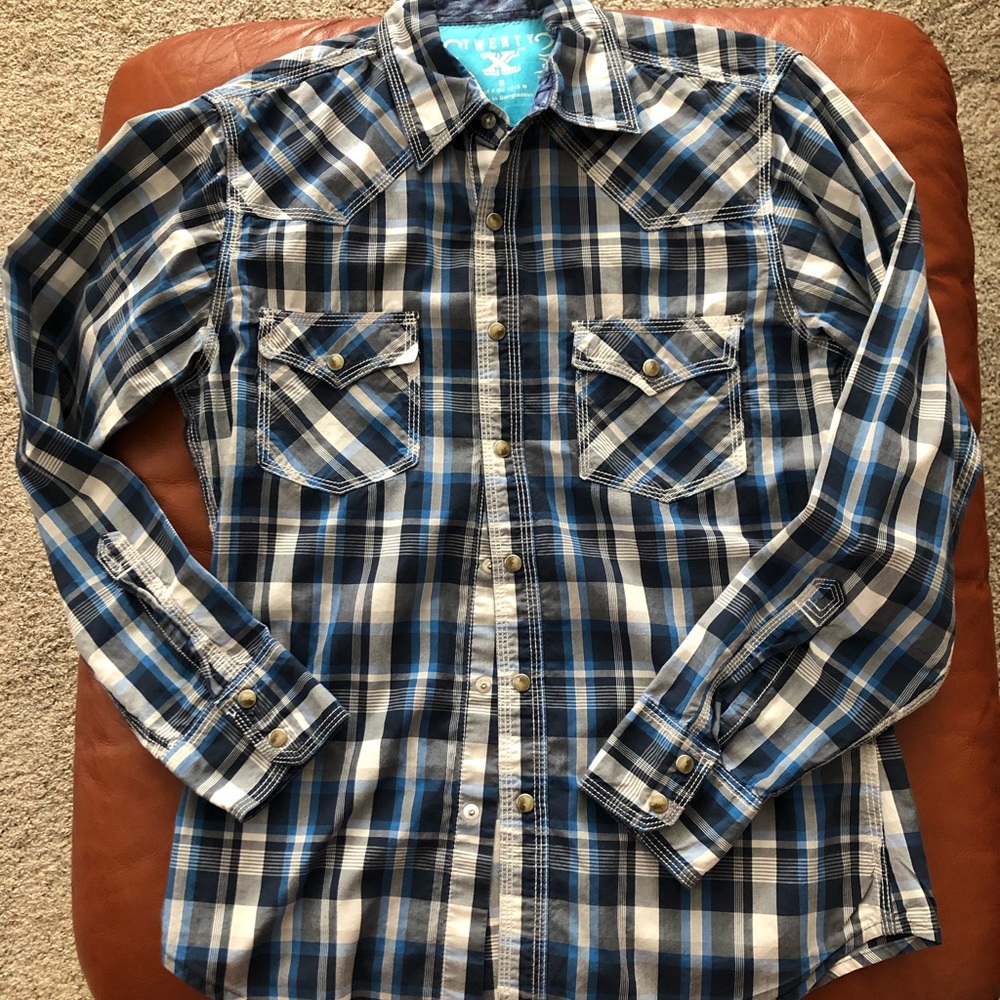Western style button up shirt